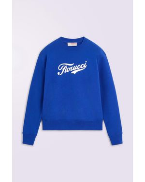 Fiorucci Varsity Logo Regular Sweatshirt - Blue