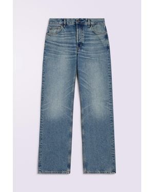 Fiorucci Heart Graphic Straight Fit Jeans Mid - Blue
