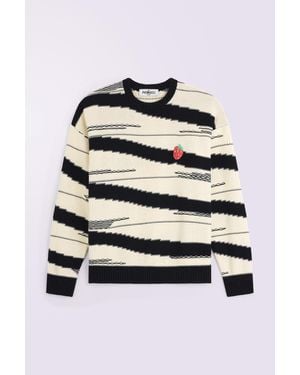 Fiorucci Raspberry Stripe Knit Jumper Multi - Multicolour