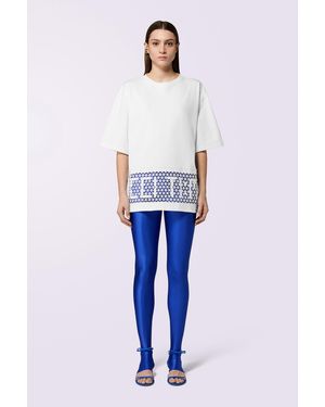 Fiorucci Time Lace T-Shirt - Blue