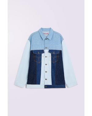 Fiorucci Cupid Denim Jacket Multi - Blue