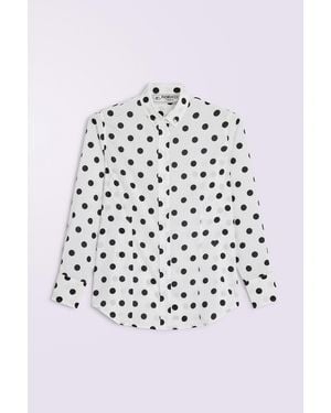 Fiorucci Polka Dot Crepe De Chine Shirt - Multicolour