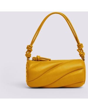 Fiorucci Mella Leather Bag - Yellow