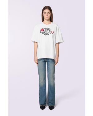 Fiorucci Lollipop Logo T-Shirt - Blue