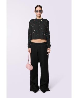 Fiorucci Confetti Knit Cardigan - Black