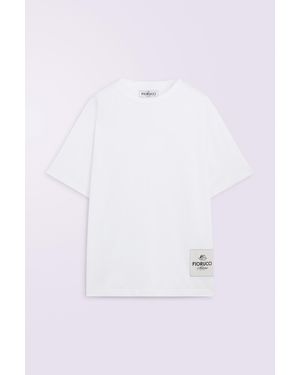 Fiorucci Logo Patch T-Shirt - White