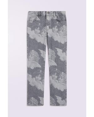 Fiorucci Angels Straight Fit Jeans - White