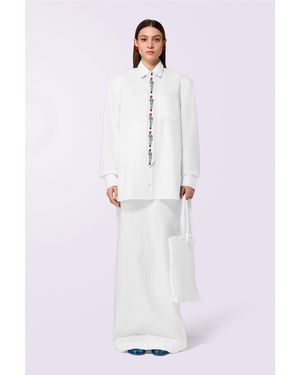 Fiorucci Embroidered Padded Shirt - White