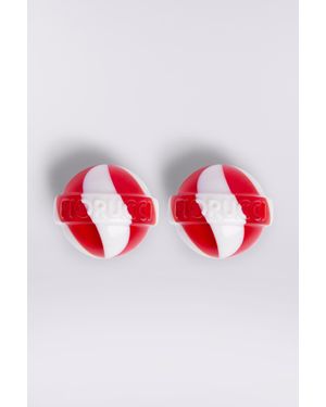 Fiorucci Lollipop Earrings Multi - Red