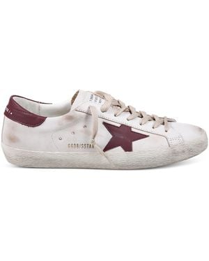 Golden Goose Super Star Classic With List Leather Trainers - Pink