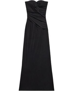 Blumarine Sweetheart-neck Gown - Black