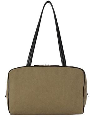 The Row Astra Bowling Canvas Bag - Metallic