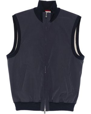 Brunello Cucinelli Zip Jacket - Blue