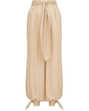 Zimmermann Luna Jacquard Harem Pant - Natural