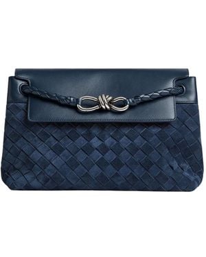 Bottega Veneta Small Andiamo Messenger - Blue