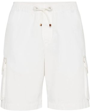 Brunello Cucinelli Cargo-pockets Shorts - White