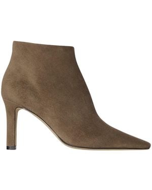 The Row Carla Square-toe Boots - Brown