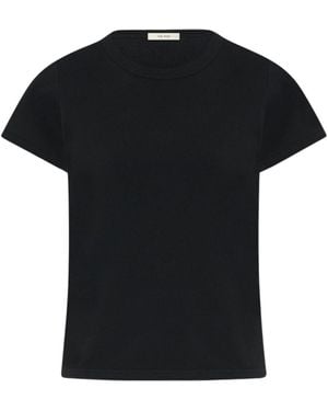 The Row Torya T-shirt In Cotton - Black