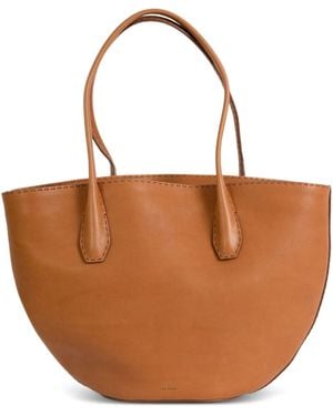 The Row Top-handles Leather Shoulder Bag - White
