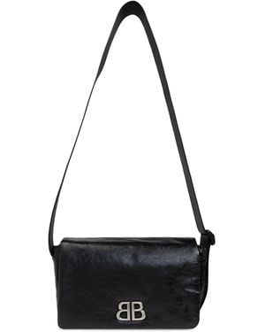 Balenciaga Monaco Messenger Bag - Black