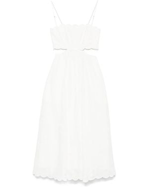 Zimmermann Rhiannon Midi Dress - White