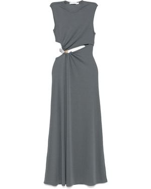 Christopher Esber Concave Stone Maxi Dress - Grey