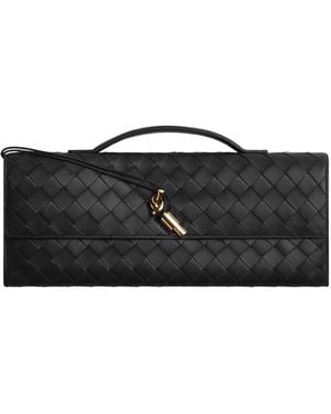 Bottega Veneta Andiamo Clutch - Black