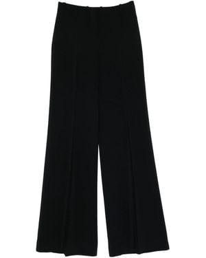 Ermanno Scervino Belt-loop Palazzo Trousers - Black