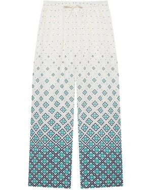 CASABLANCA Drawstring Trouser - Blue