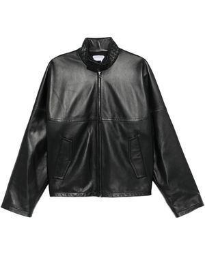 Bottega Veneta Leather Jacket - Black