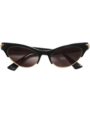 Bottega Veneta Angle Cat Eye Sunglasses - Black