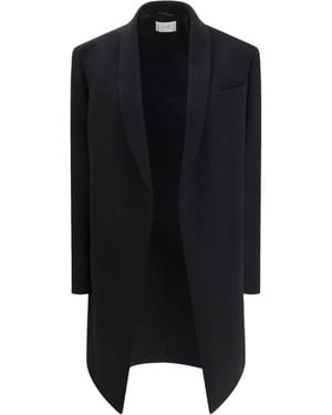 The Row Fedra Shawl-lapel Coat - Black