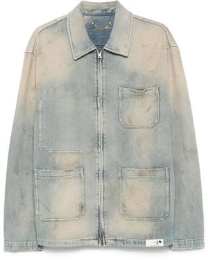 Golden Goose Denim Cotton Jacket - Grey