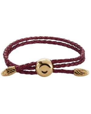 Bottega Veneta Adam Leather Bracelet - Brown