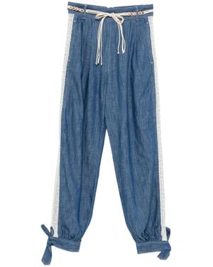 Zimmermann Cotton Pants - Blue