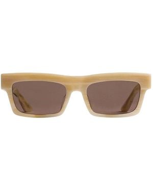 KHAITE Acetate Woman Sunglasses - Natural