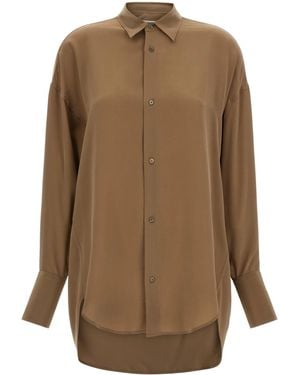 DARKPARK Georgia Detachable-scarf Shirt - Natural