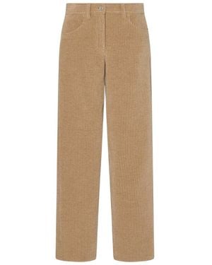 The Row Clair Corduroy Trousers - Natural