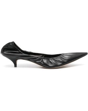 The Row 40Mm Liisa Kitten Court Shoes - Black