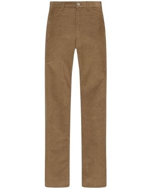 The Row Fred Corduroy Five-pockets Trousers - Natural