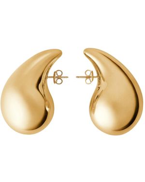 Bottega Veneta Large "Drop" Earrings - Metallic