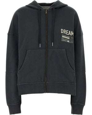 Golden Goose Journey Zip Up Hoodie - Black