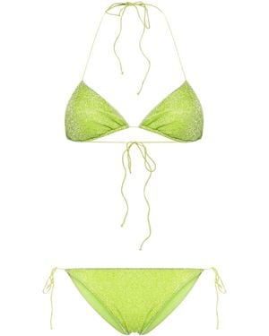 Oséree Lumière Lurex Bikini - Yellow