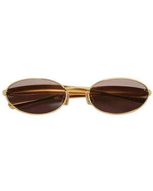 Bottega Veneta Sardine Sunglasses - Brown