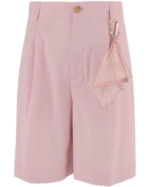 DARKPARK Belt-loops Shorts - Pink