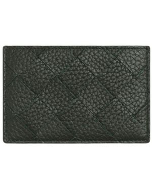 Bottega Veneta Intrecciato Credit Card Case - Green