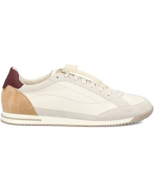 Brunello Cucinelli Panelled Lace-up Trainers - Natural