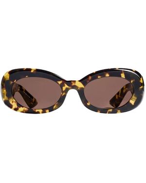 KHAITE Acetate Woman Sunglasses - Brown