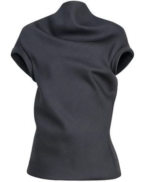 KHAITE Tandie Blouse - Black