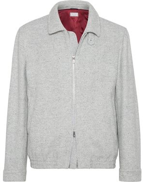 Brunello Cucinelli Zip Jacket - Grey